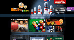 Desktop Screenshot of bowlingdejvice.cz